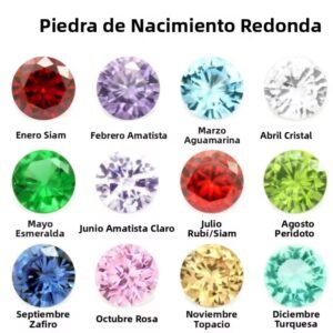 Charms con Piedra segun el mes de su Nacimiento